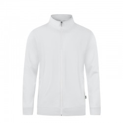 Sweatjacke Doubletex weiß